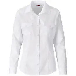 Ladies Long Sleeve Kensington Shirt White